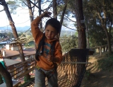 Zipline circuit for birthdays with snack