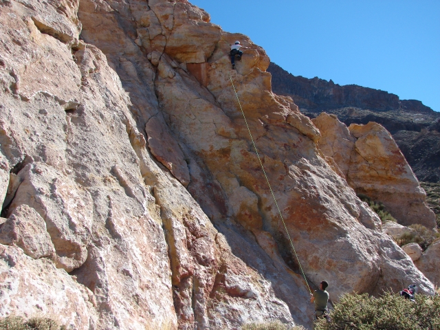 Sesión de escalada