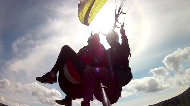 Selfie en el aire