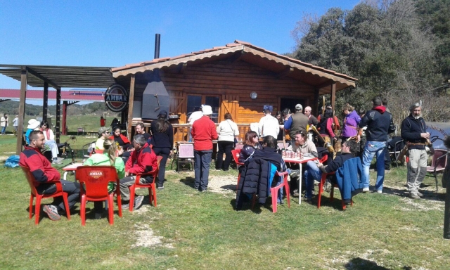Disfrutando en grupo