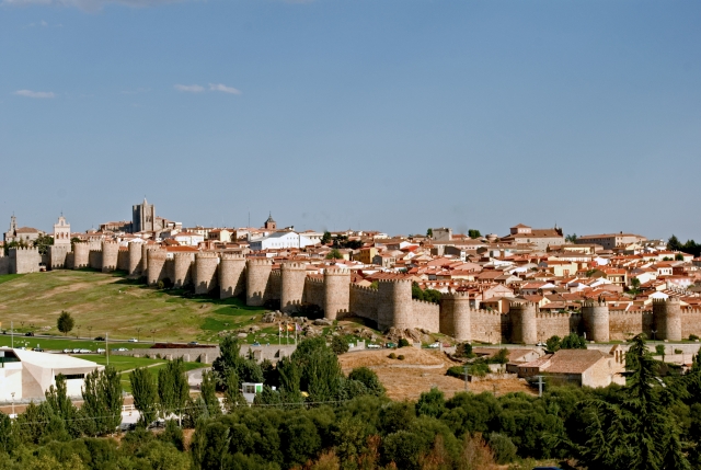  Ansichten des Zentrums von Avila 