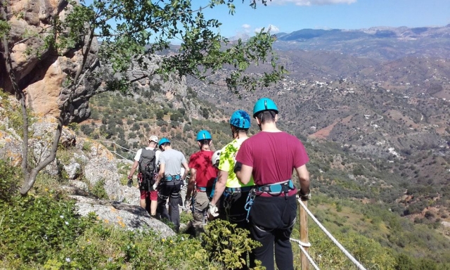  En direction de la via ferrata