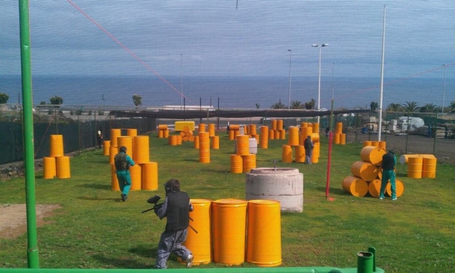  Stage on the field prepared 