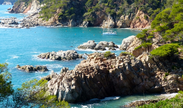  沿海地区的美景 