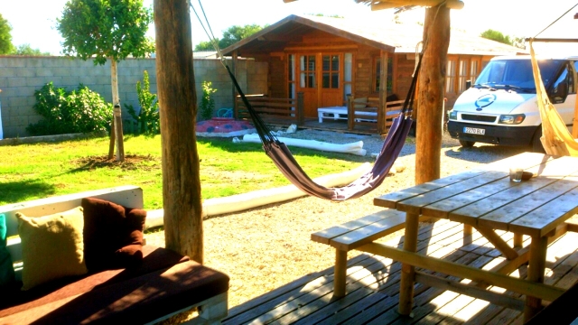 Portico per riposare nel bungalow 