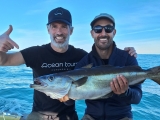 Pesca in barca con motivo a Puerto Hondarribia 6h