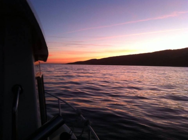  Bunter Himmel bei Sonnenuntergang