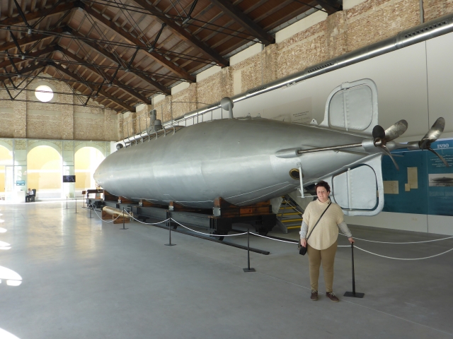 Foto recuerdo junto al submarino