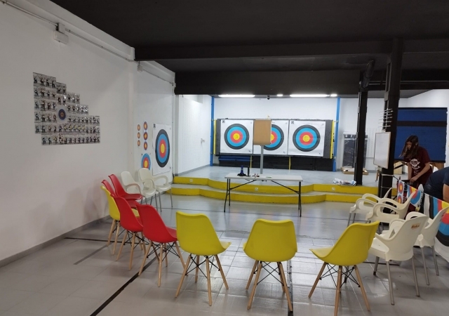  Rangée de cibles à tirer 