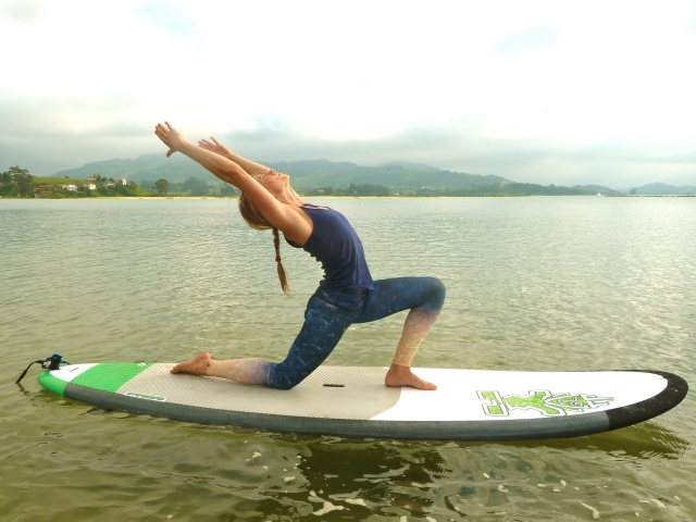 Yoga en el mar