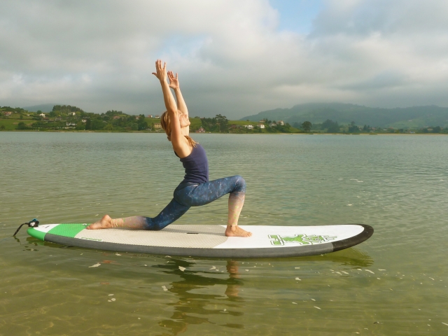 Practicando yoga