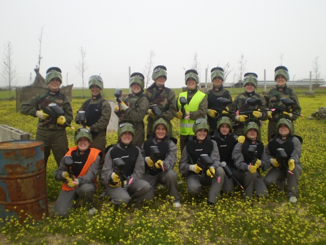  Você jogará paintball ao ar livre
