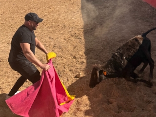 Private capea in Moncada with 8 calves, 8 hours