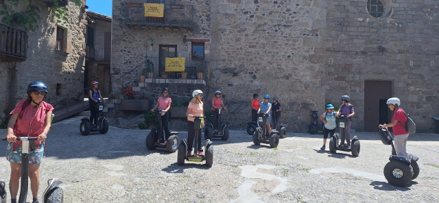 Ruta en segway por Santa Pau