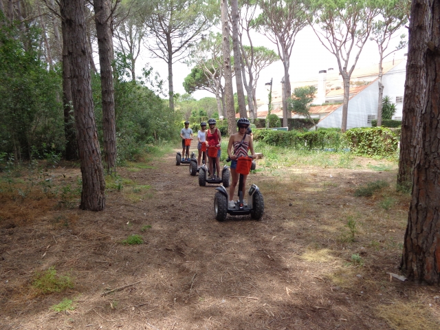 En Segway dans la campagne 
