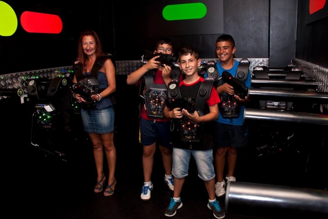  Inizia il laser game 