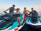 Ruta jet ski biplaza desde Playa de Poniente 30min