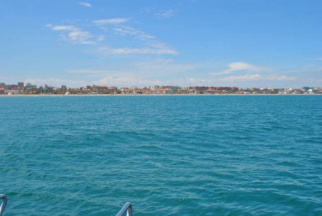 Vistas de la costa valenciana