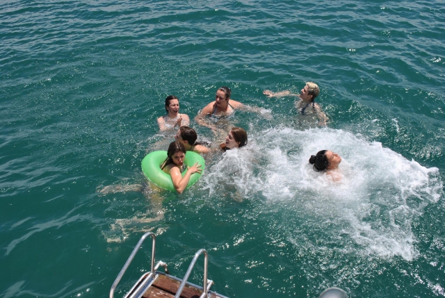Diversion en el agua