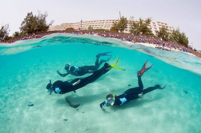 Ruta guiada de snorkel