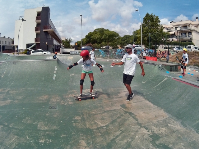  Position auf dem Skateboard 