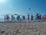 Clase de paddle board en Sitges de 1h 30 minutos