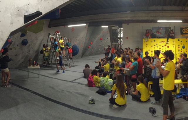 Competiciones en el rocodromo