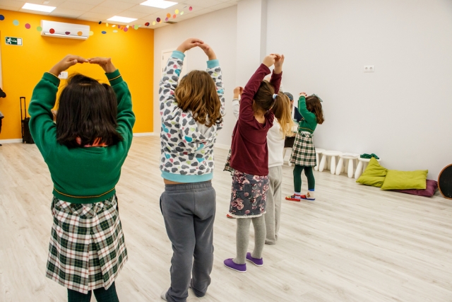 Bailando en el aula