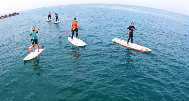 Grupo de paddle surf