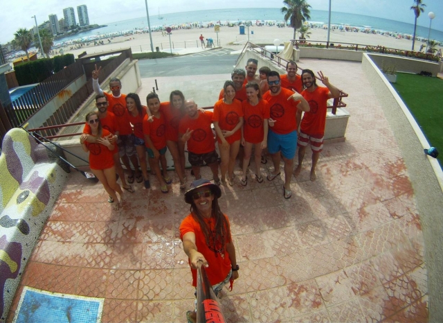 Todos preparados para disfrutar del paddle surf