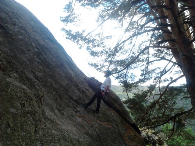  Climbing day in the Guadarrama mountain range 