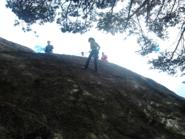  Try rock climbing