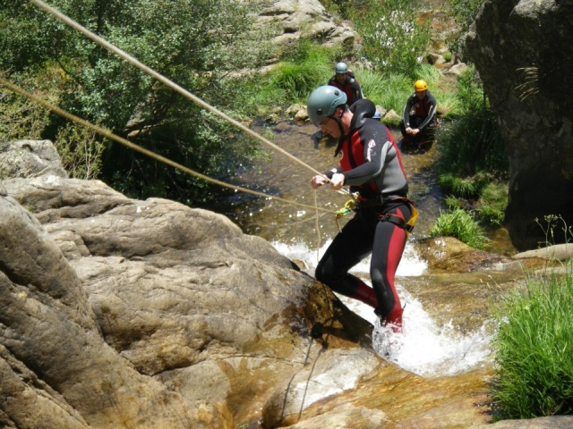  Canyoning with rappelling 