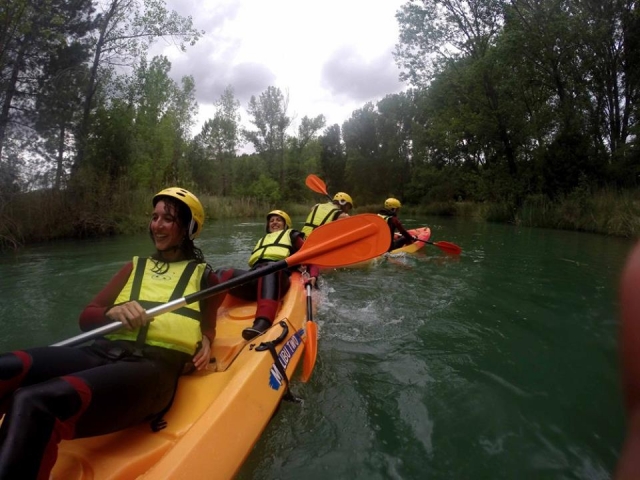  Canoeing route along the Lozoya River