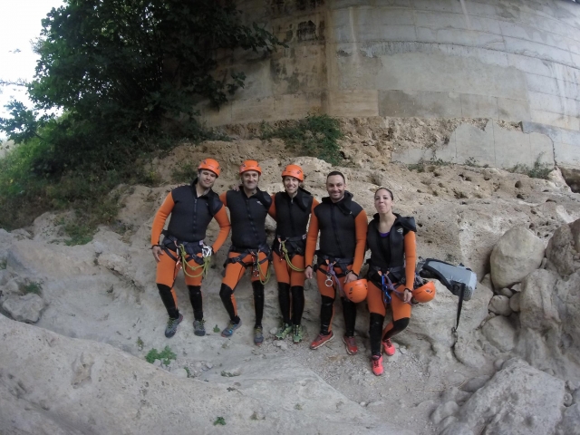  Gruppo di canyoning ad Albacete 