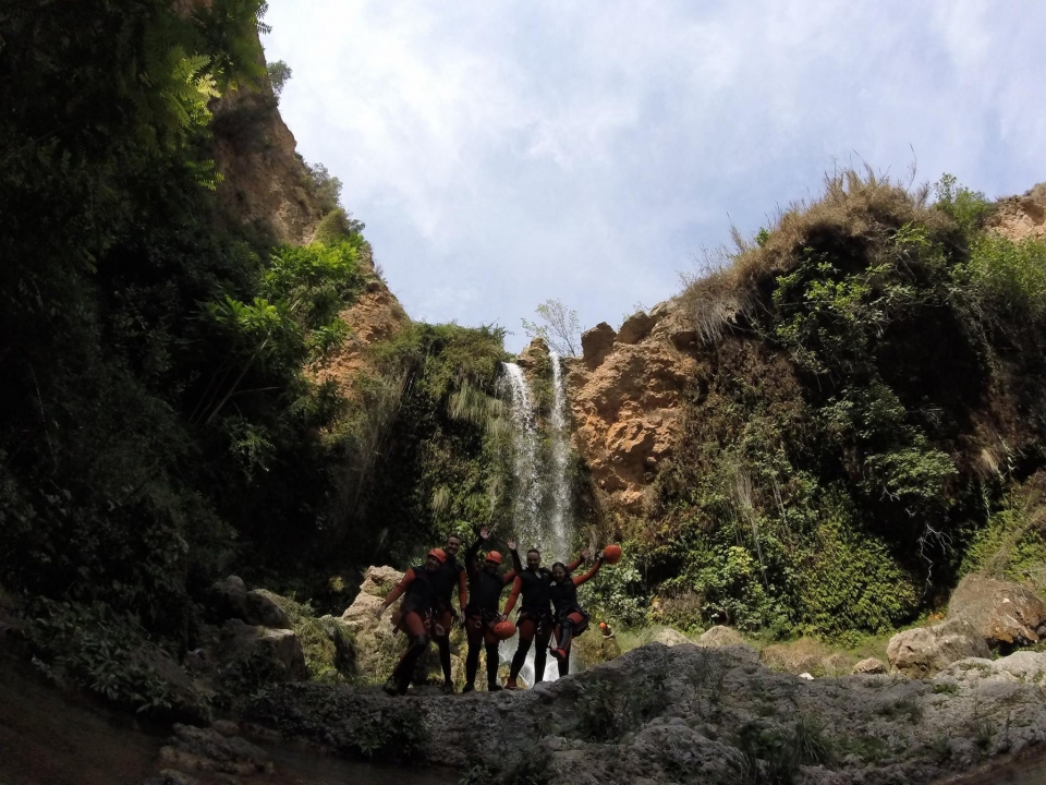  Iniziazione al canyoning a Yeste 