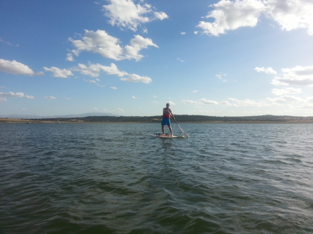 Paddle surf no Duraton 