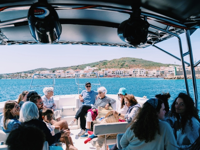 Pasajeros en el barco