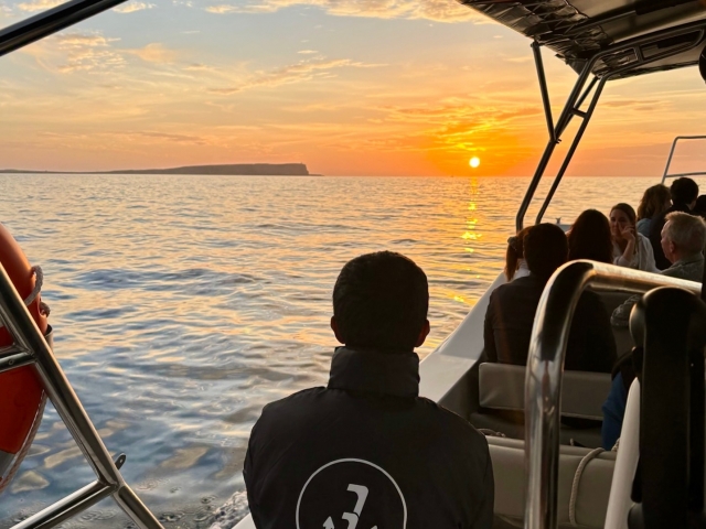 Paseo en barco en Menorca