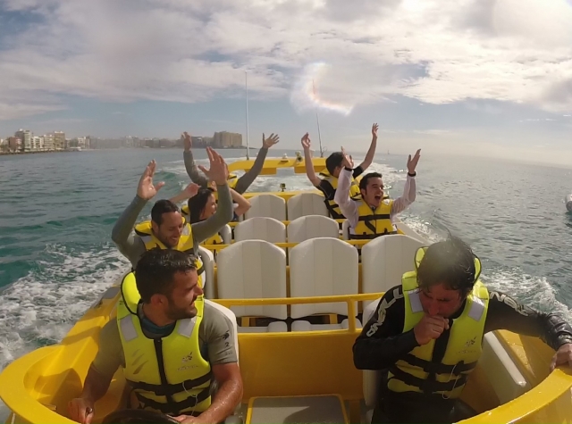 Adrenaline in a jet boat 