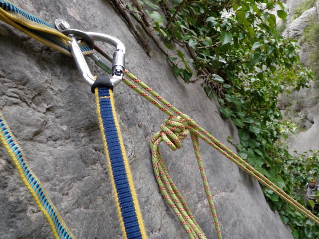  Carabiner and ropes 