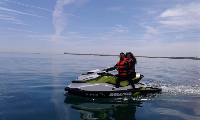 Paseo en jet ski