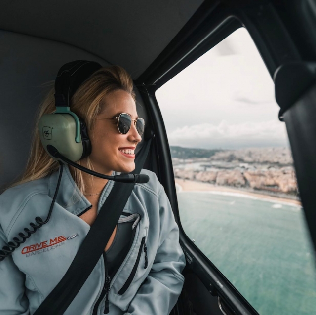 Helicoptero por barcelona