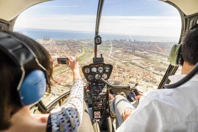 Sobrevolando Barcelona