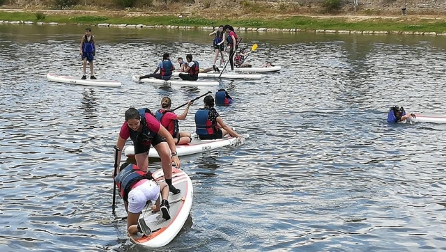 Paddle surf en el río