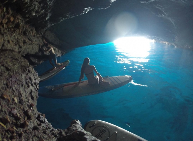  SuP in a cave