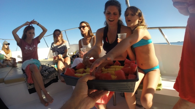 À bord du bateau 