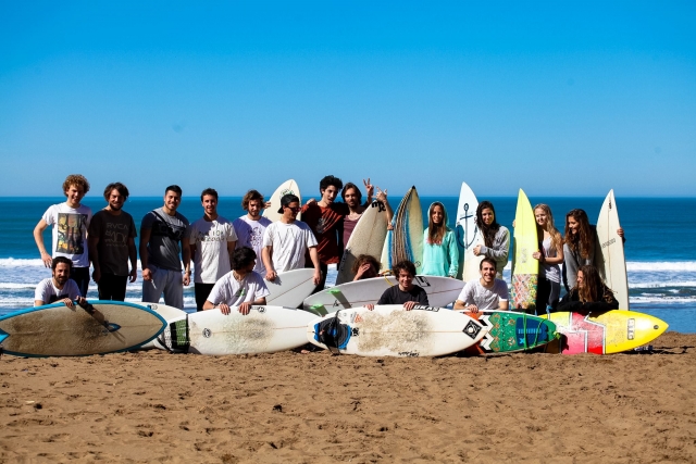  Alunos do surf camp