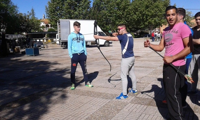 Tirando con arco