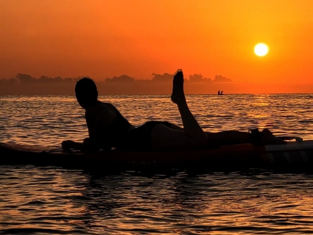 Paddle board en el Mediterráneo